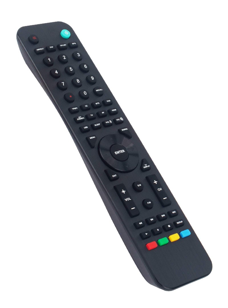 AULCMEET RM-C1240 Replacement Remote Control Compatible with JVC LCD TV LT-19EM74 LT-32EM LT-43EM75 LT-48EM75 LT-24DE74 LT-32EM75 - Image 2